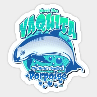 Save the Vaquita Porpoise Sticker